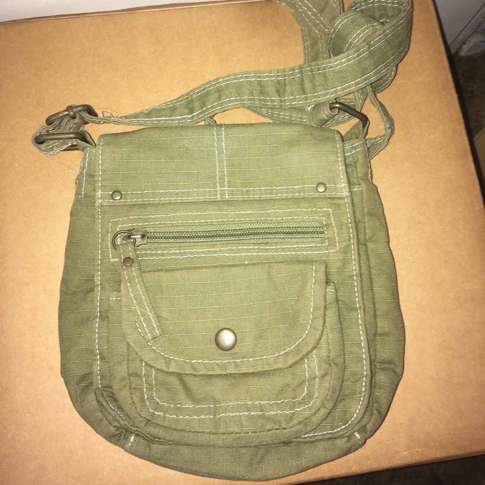 Mossimo Co. olive green crossbody purse
